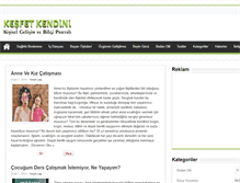 Tablet Screenshot of kesfetkendini.com
